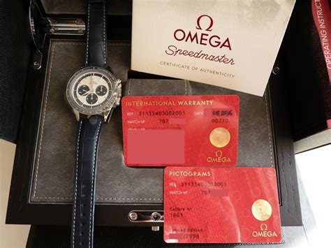 replica omega international warranty card|omega pictogram replacement cards.